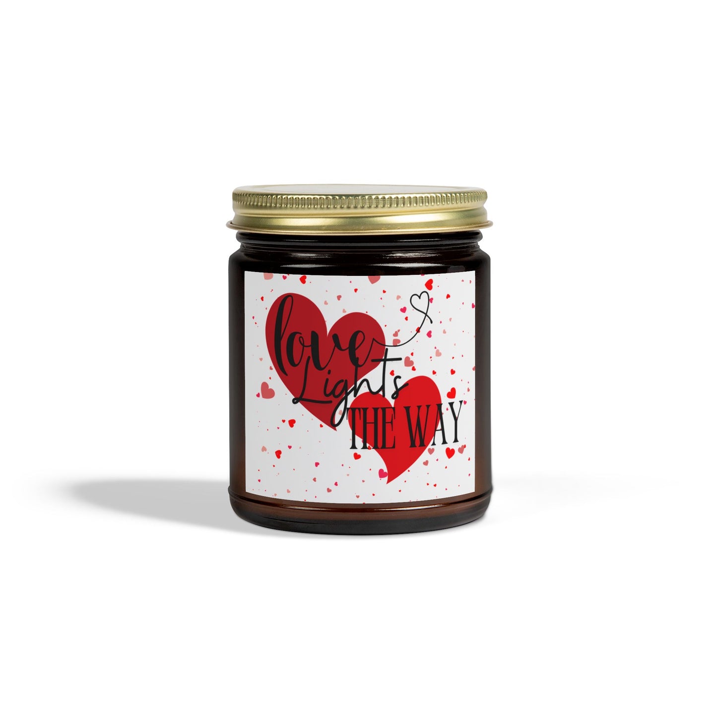 "Romantic Scented Candle - 'Love Lights the Way' for Valentine’s Day Gifts"