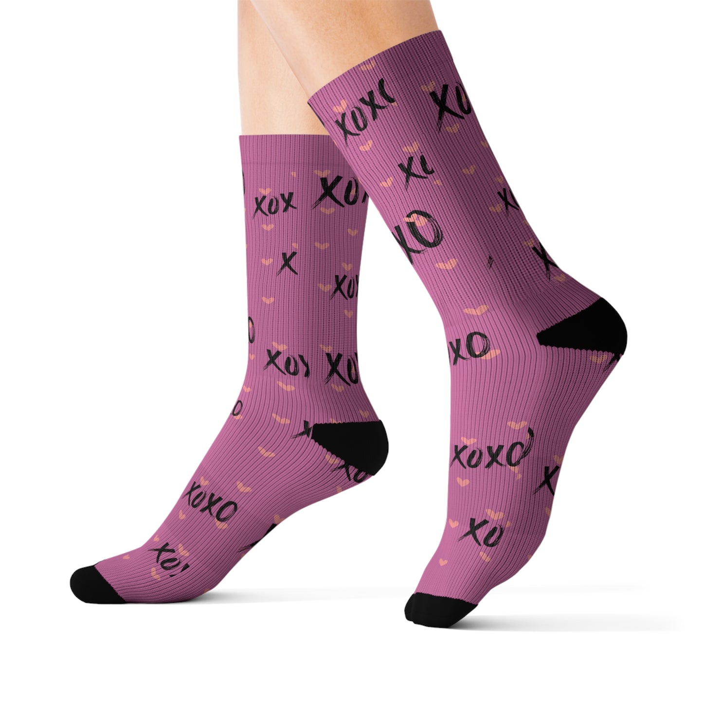 Cozy Pink Valentine's Day Socks – Perfect for Gifting and Celebrating Love ❤️