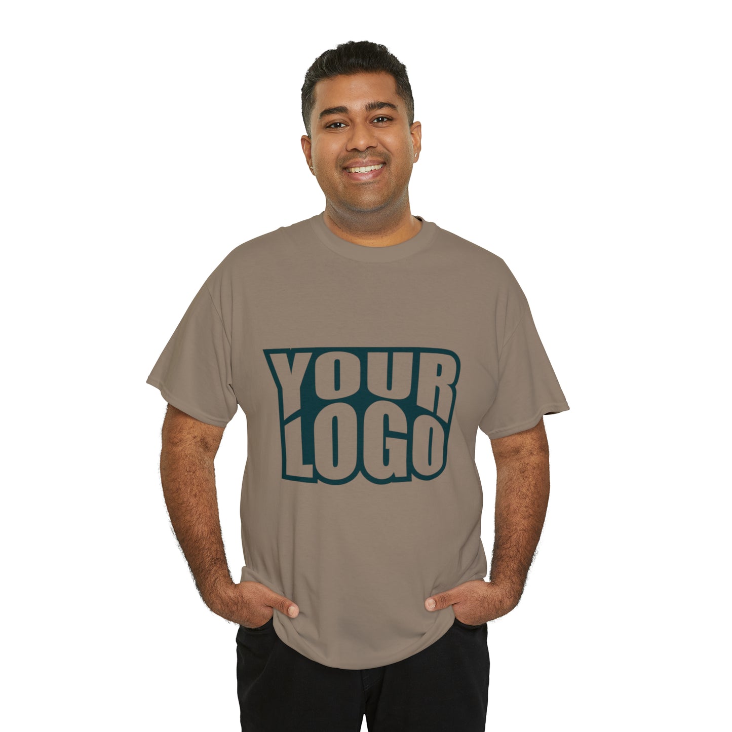Personalize Company Logo Heavy Cotton Tee