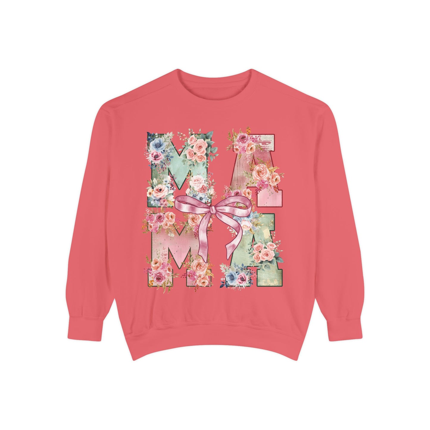 Floral Mama Sweatshirt - Cozy Unisex Apparel for Moms