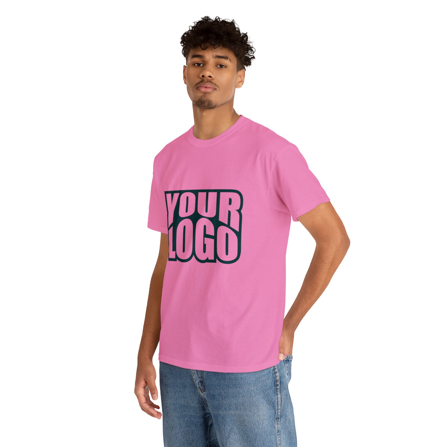 Personalize Company Logo Heavy Cotton Tee