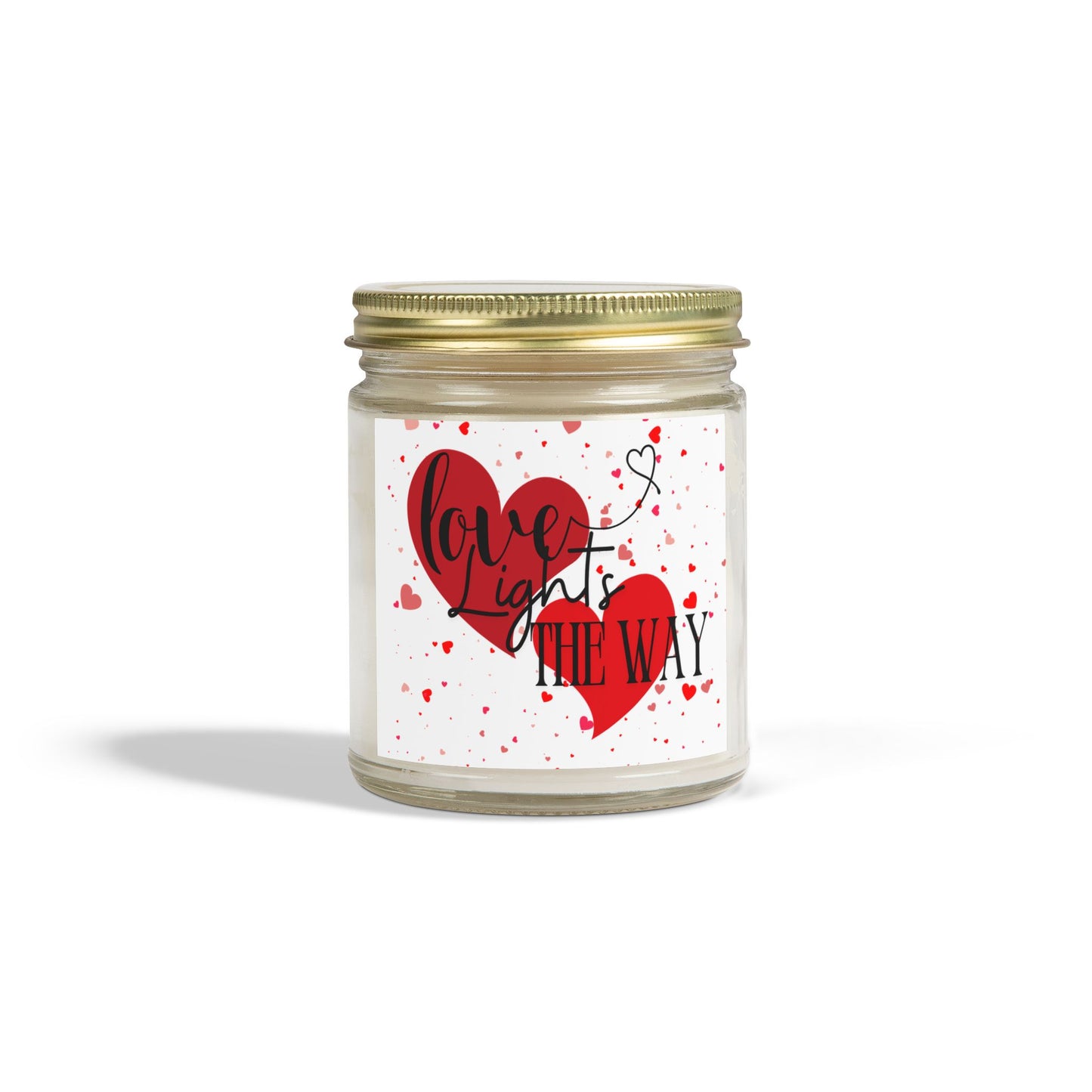 "Romantic Scented Candle - 'Love Lights the Way' for Valentine’s Day Gifts"