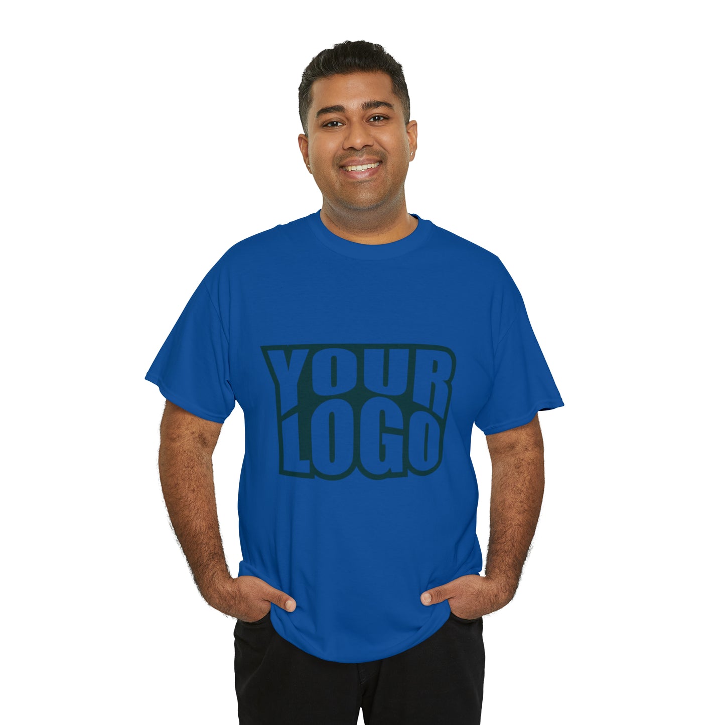 Personalize Company Logo Heavy Cotton Tee