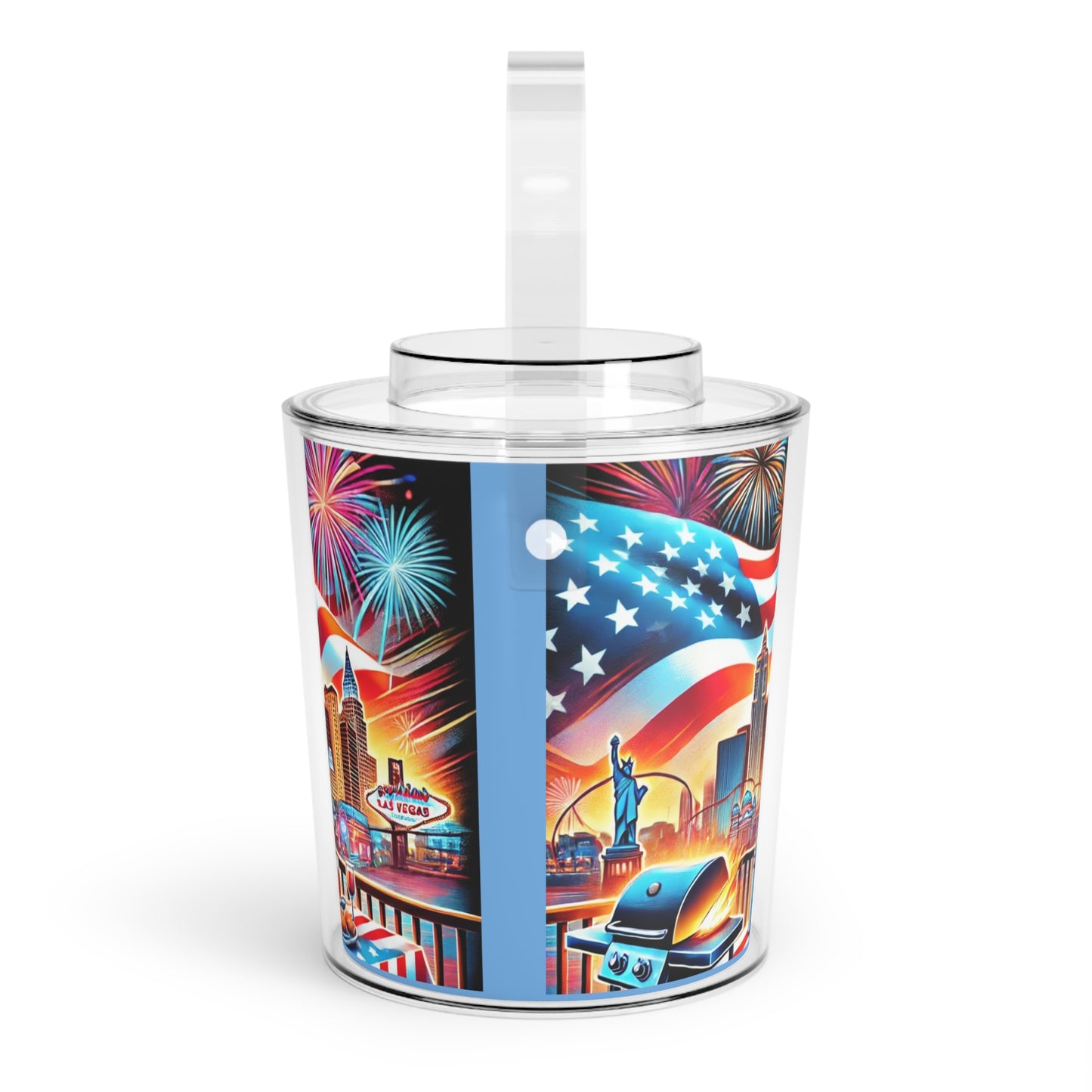 Las Vegas Ice Bucket with Tongs