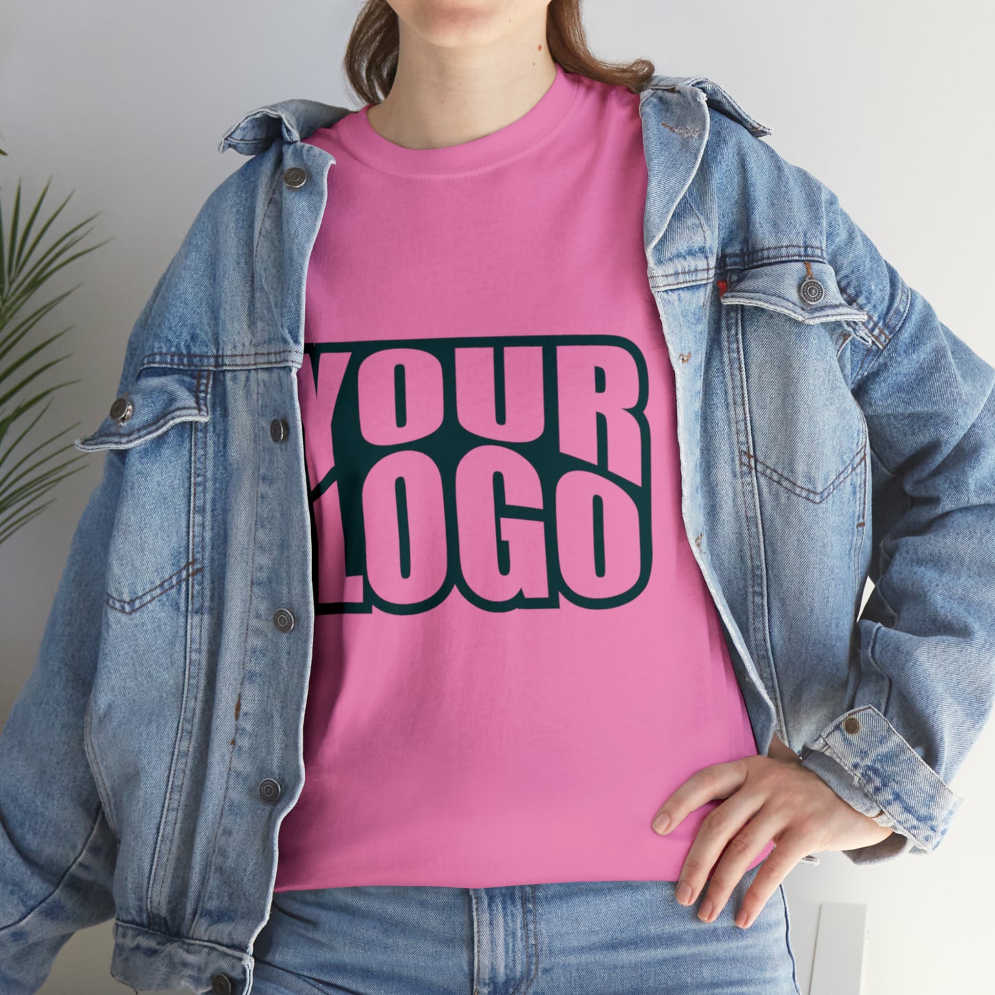 Personalize Company Logo Heavy Cotton Tee