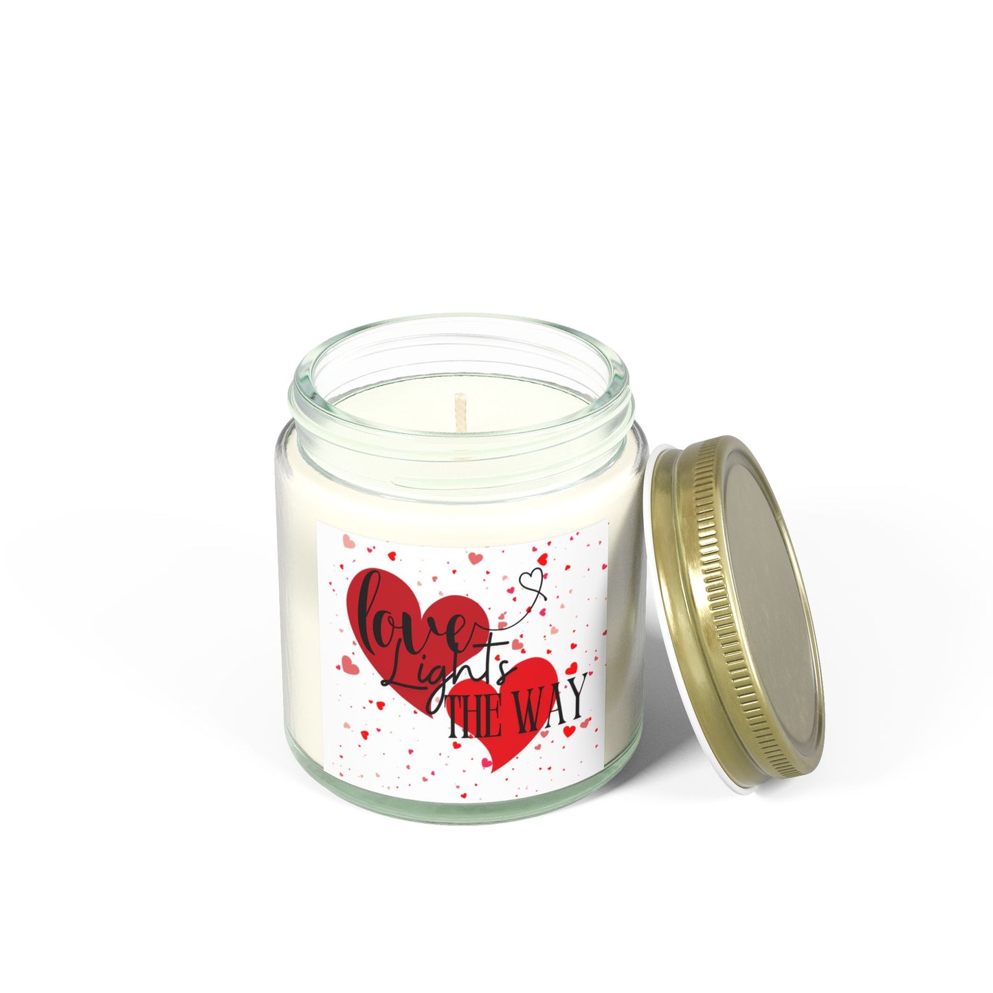 "Romantic Scented Candle - 'Love Lights the Way' for Valentine’s Day Gifts"
