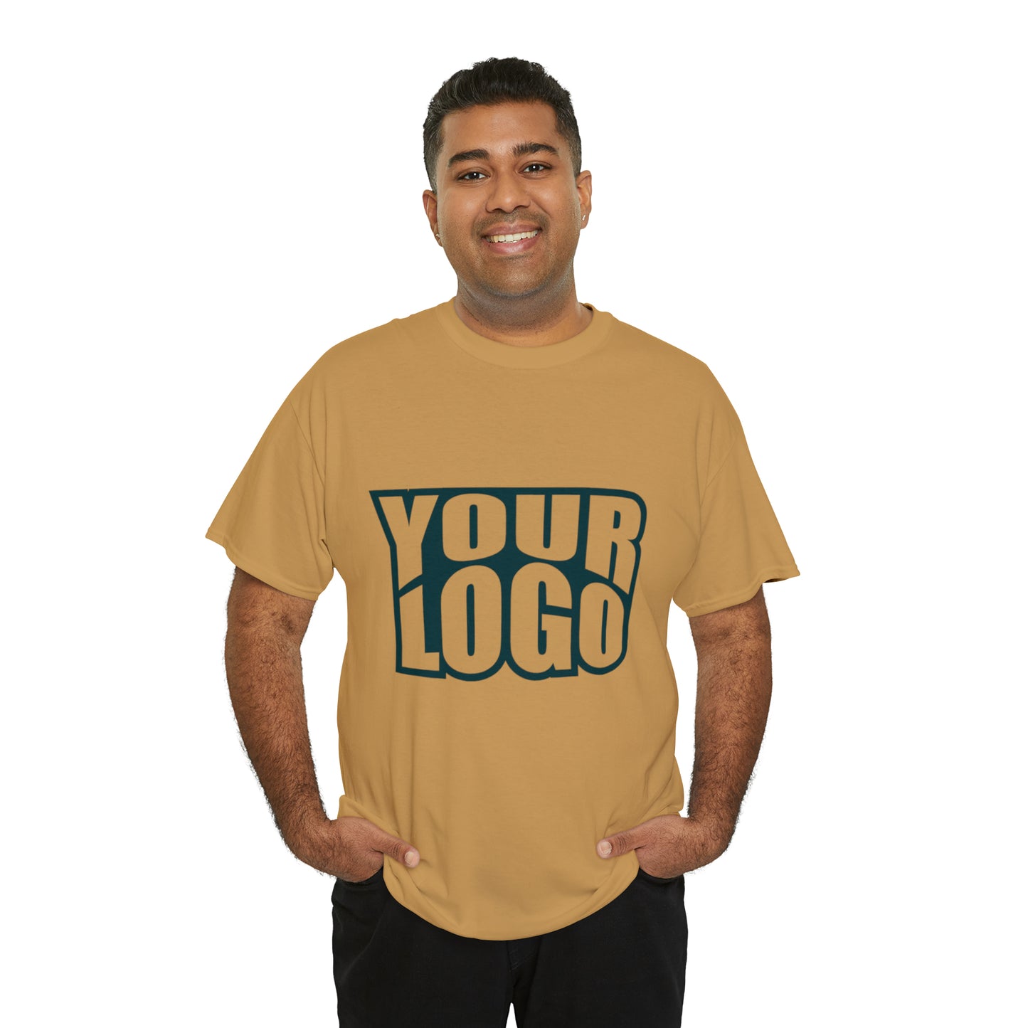 Personalize Company Logo Heavy Cotton Tee