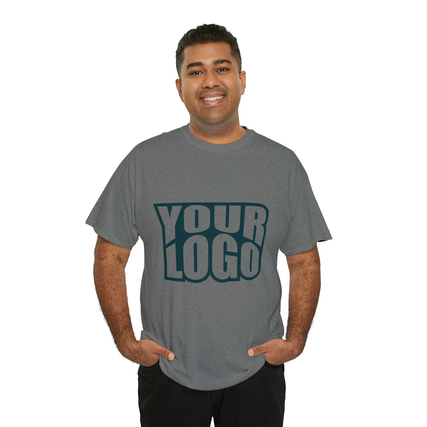 Personalize Company Logo Heavy Cotton Tee