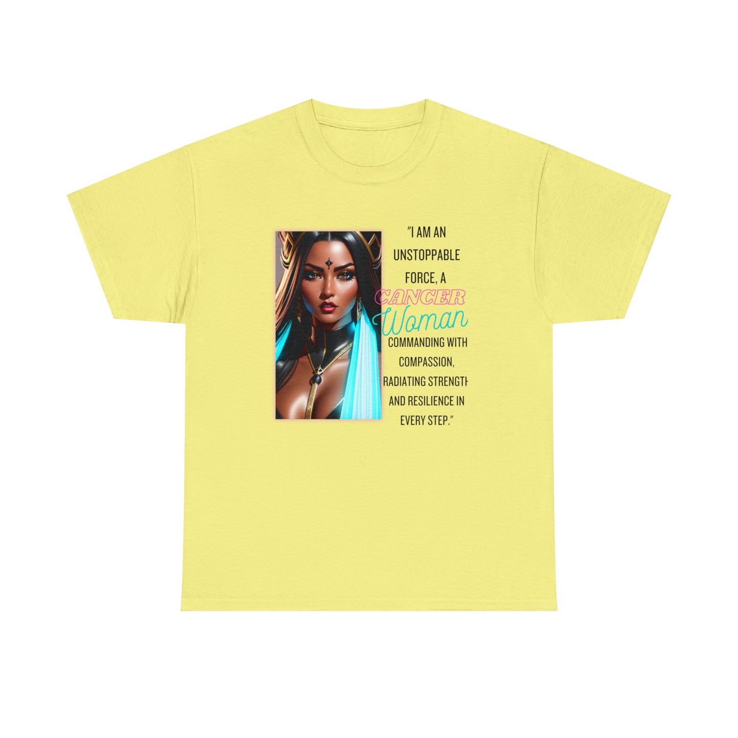 "Cancer" Zodiac Unisex Heavy Cotton Tee