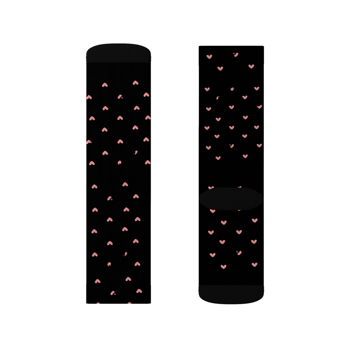 Cozy black Valentine's Day Socks – Perfect for Gifting and Celebrating Love ❤️
