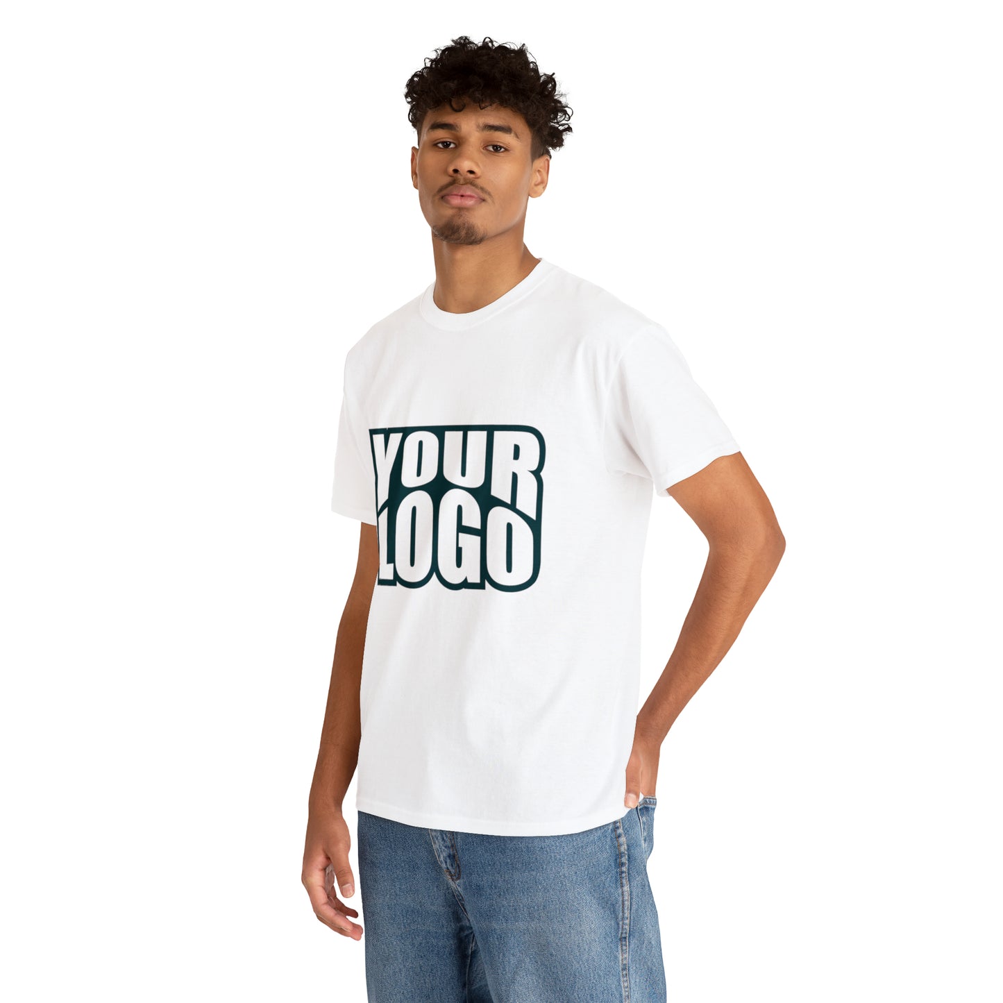Personalize Company Logo Heavy Cotton Tee