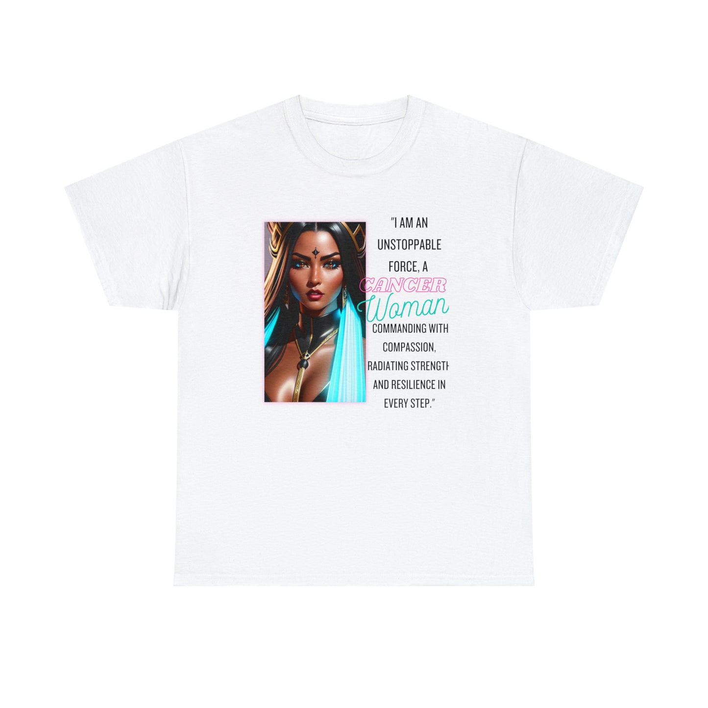 "Cancer" Zodiac Unisex Heavy Cotton Tee