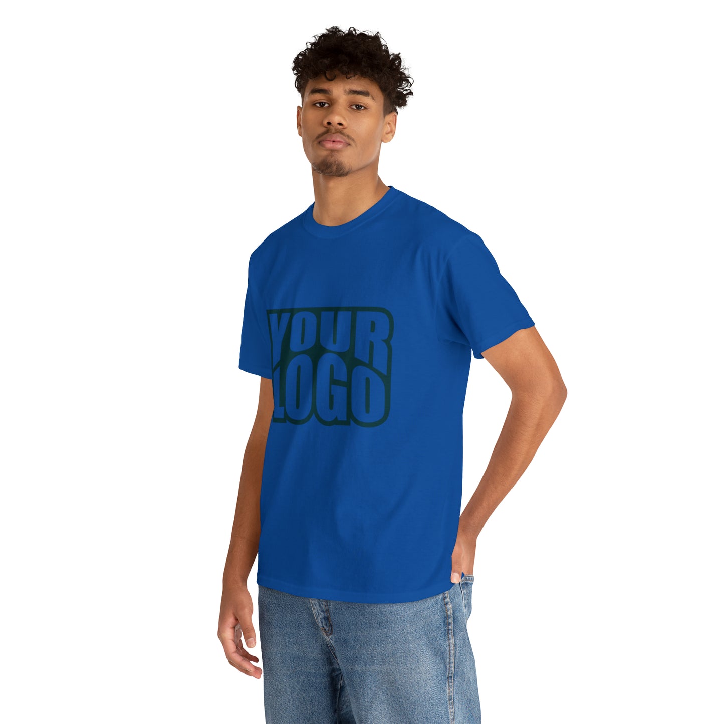 Personalize Company Logo Heavy Cotton Tee