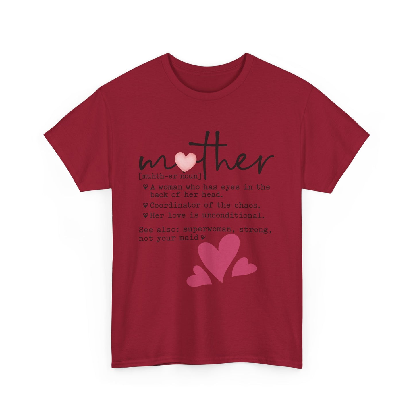 Mother Definition Unisex Heavy Cotton Tee | Perfect Gift for Mother's Day