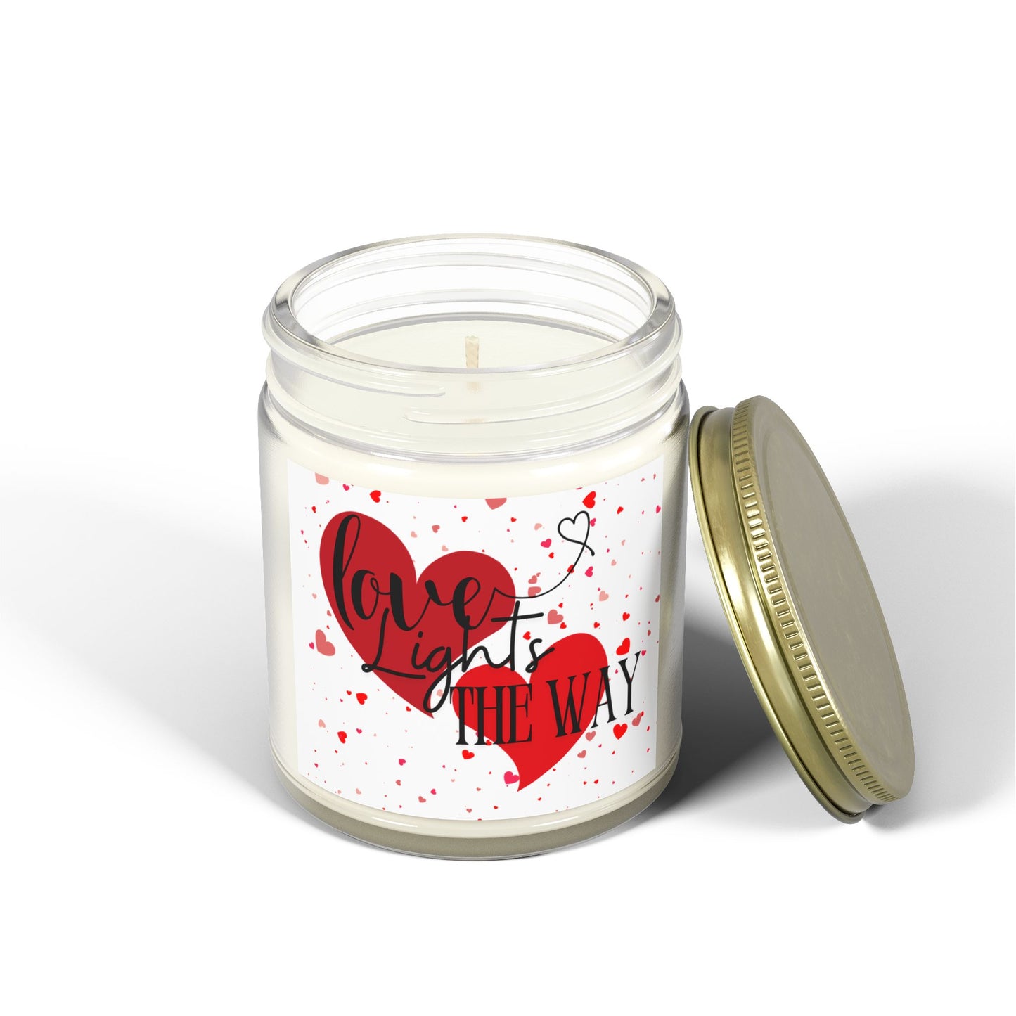 "Romantic Scented Candle - 'Love Lights the Way' for Valentine’s Day Gifts"