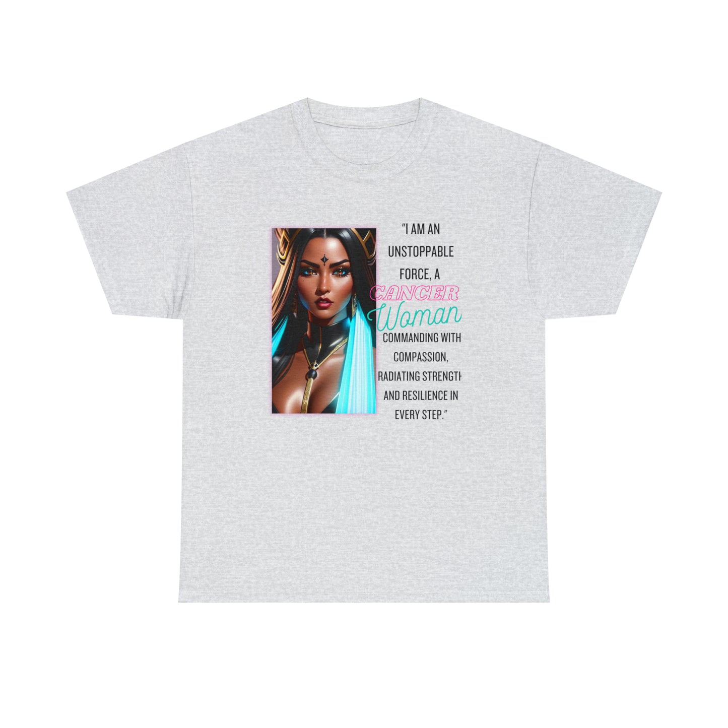 "Cancer" Zodiac Unisex Heavy Cotton Tee