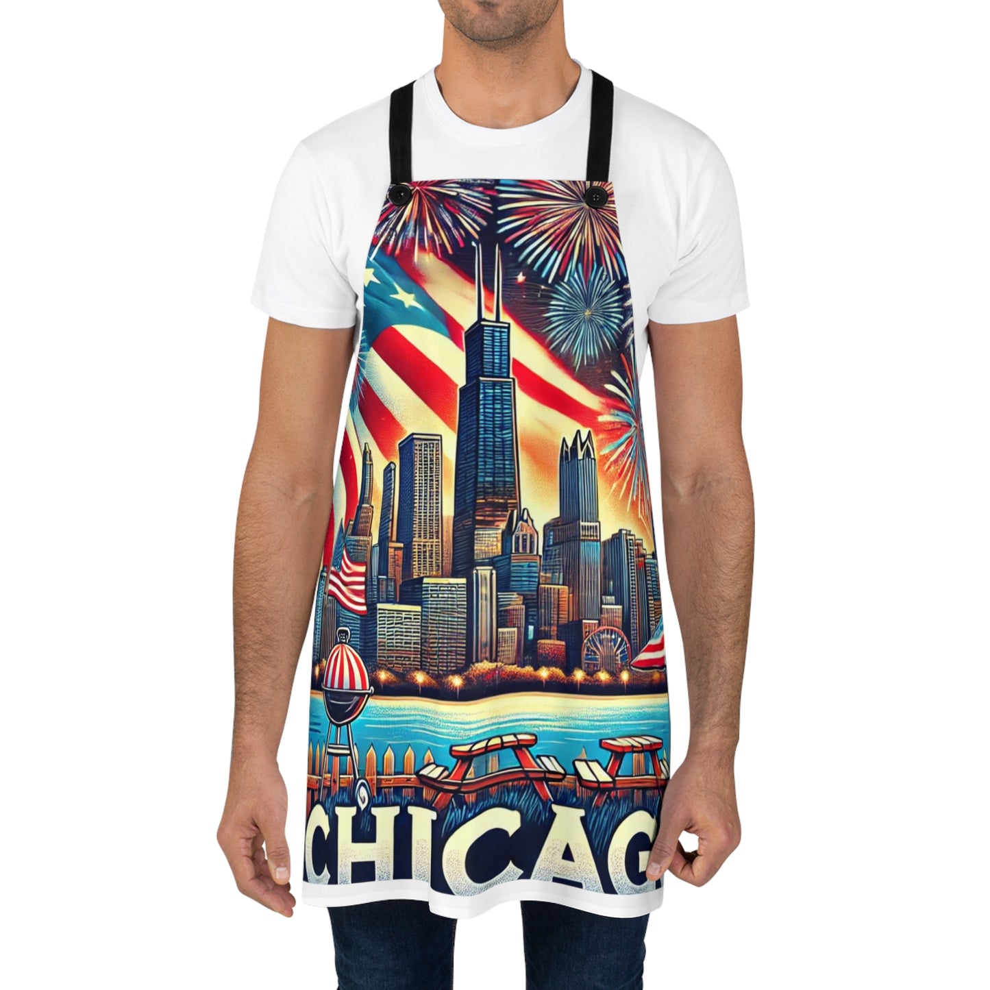 Chicago 4th of July Apron (AOP)
