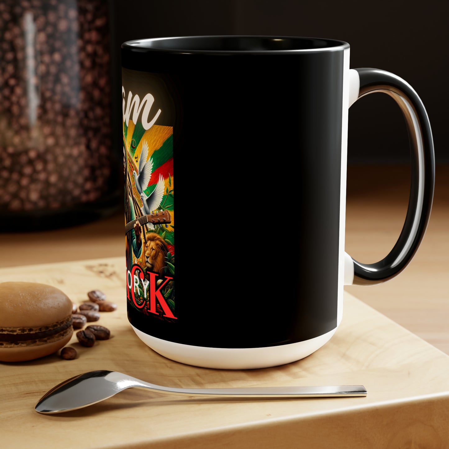 Two-Tone "I am Black History" Coffee Mugs, 15oz