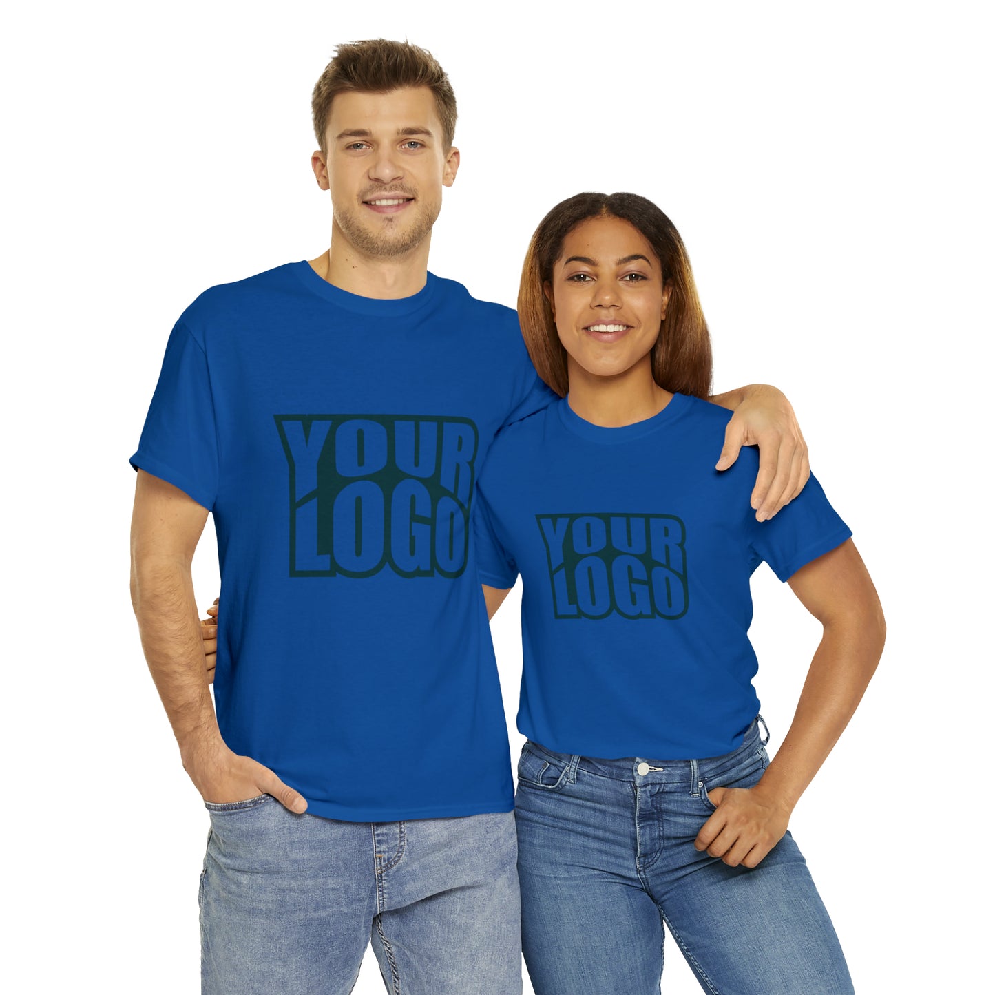 Personalize Company Logo Heavy Cotton Tee