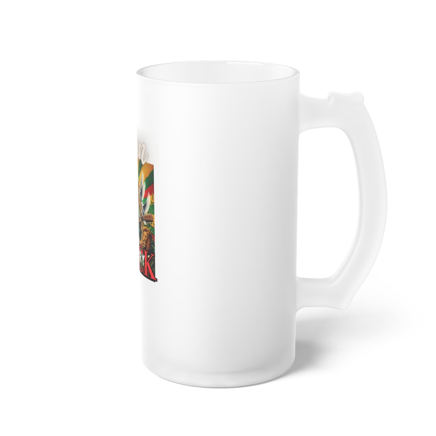 I Am Black History Frosted Glass: Celebrate Legacy with Every Sip