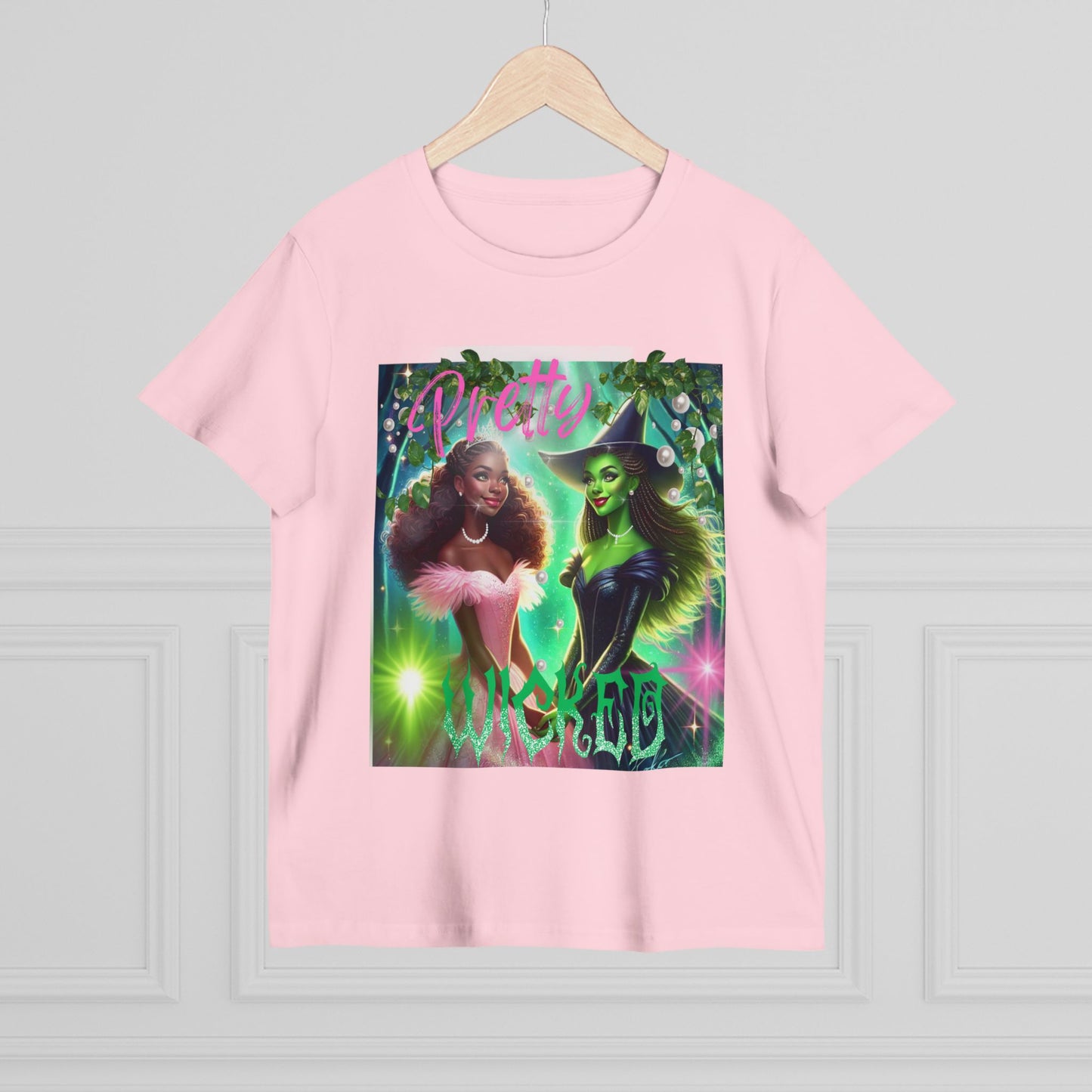 "Elphaba & Glinda Wicked T-Shirt: Iconic Broadway Fan Apparel"