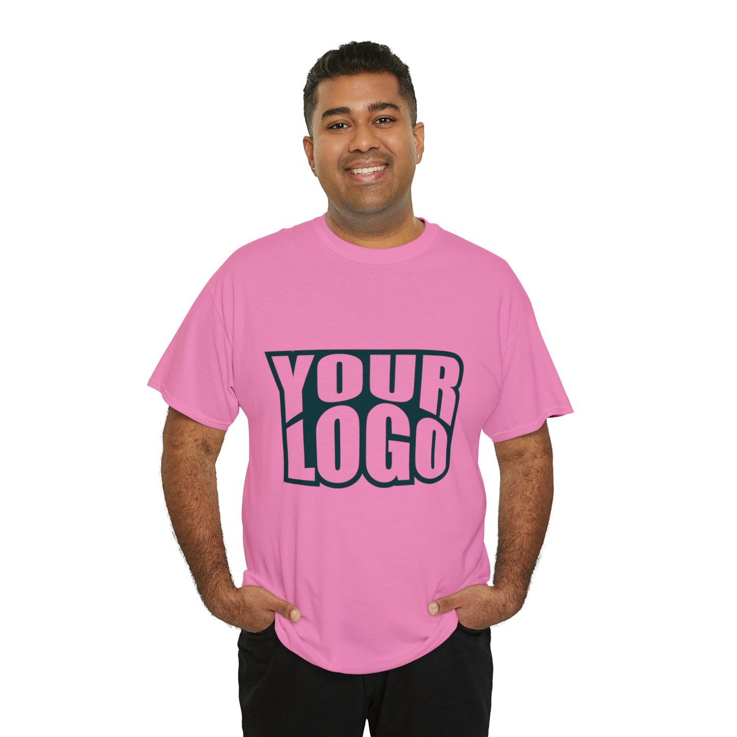 Personalize Company Logo Heavy Cotton Tee