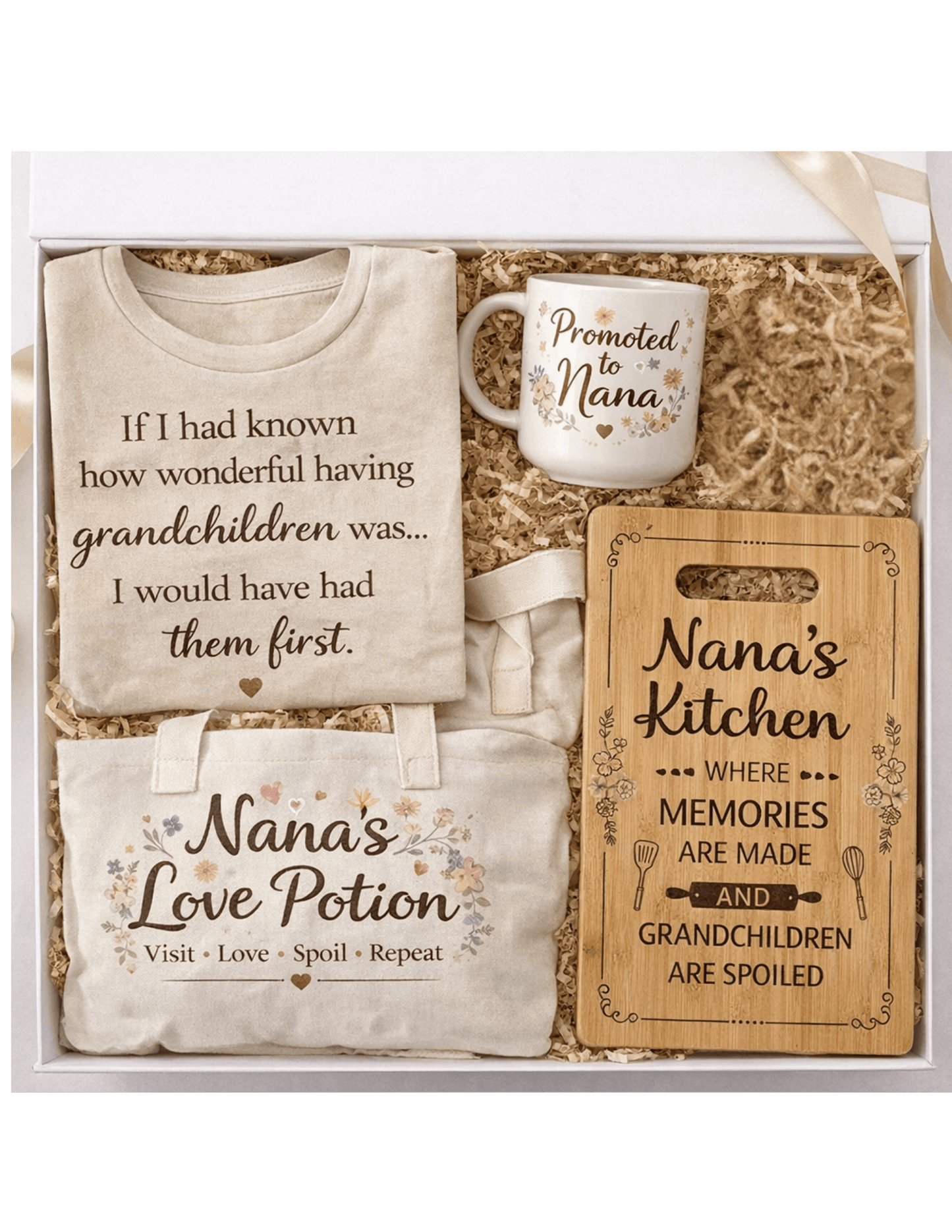 Promoted to Nana™ Gift Box | Grandmother Gift Set | New Nana Announcement Gift