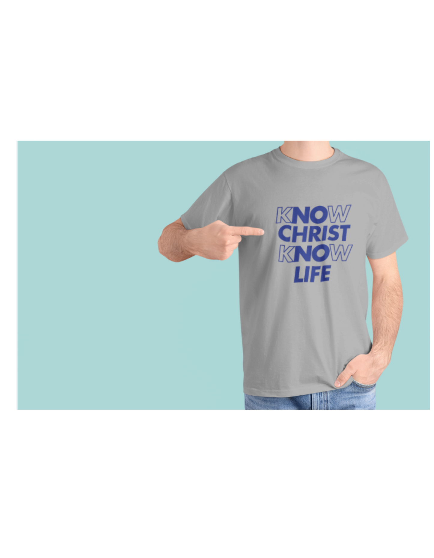 "Know Christ, Know Life" Tee – WTCWS Essentials (Available in All Colors & Sizes)