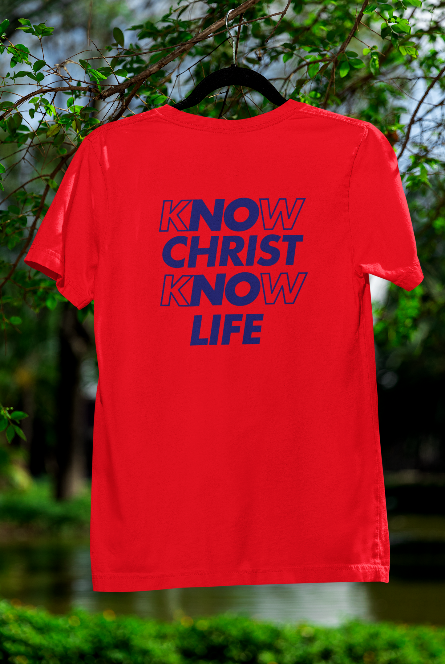 "Know Christ, Know Life" Tee – WTCWS Essentials (Available in All Colors & Sizes)