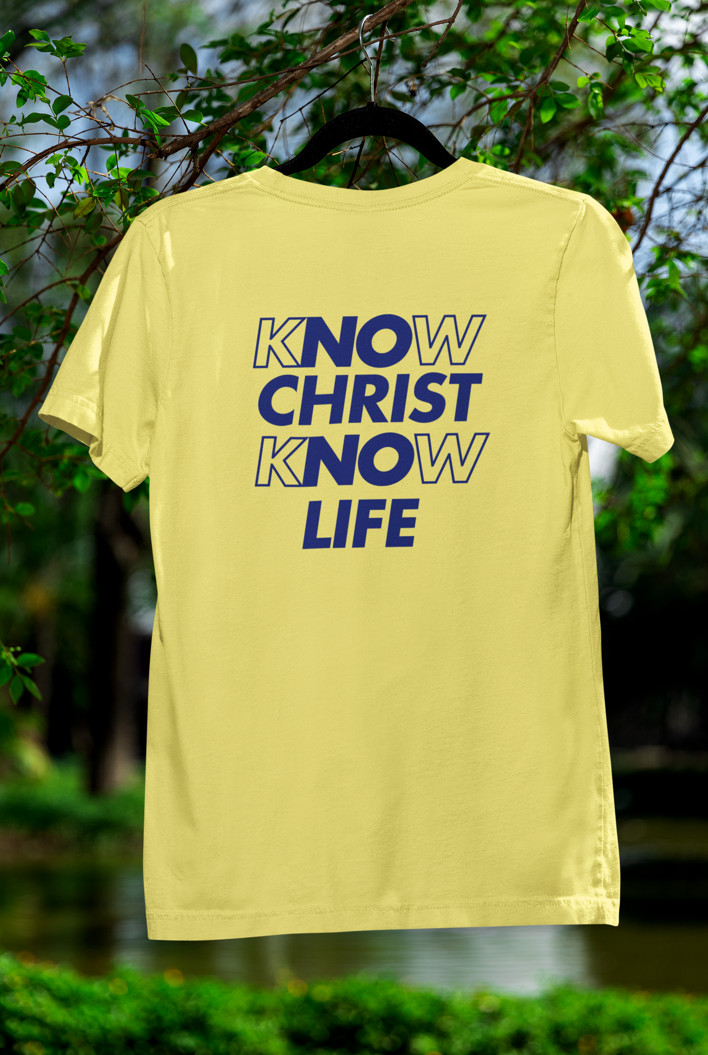 "Know Christ, Know Life" Tee – WTCWS Essentials (Available in All Colors & Sizes)