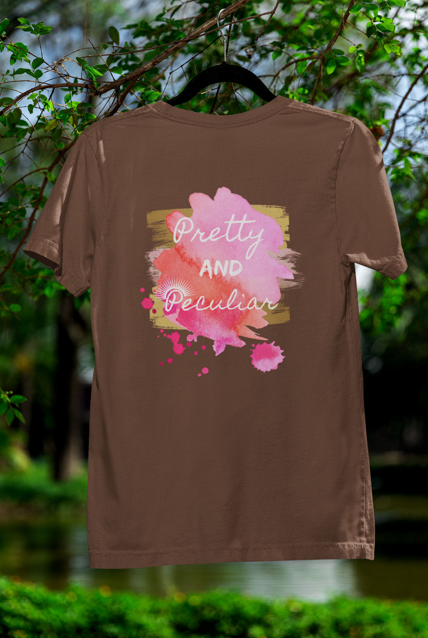 "Pretty and Peculiar" Watercolor Tee – Multi-Color Collection