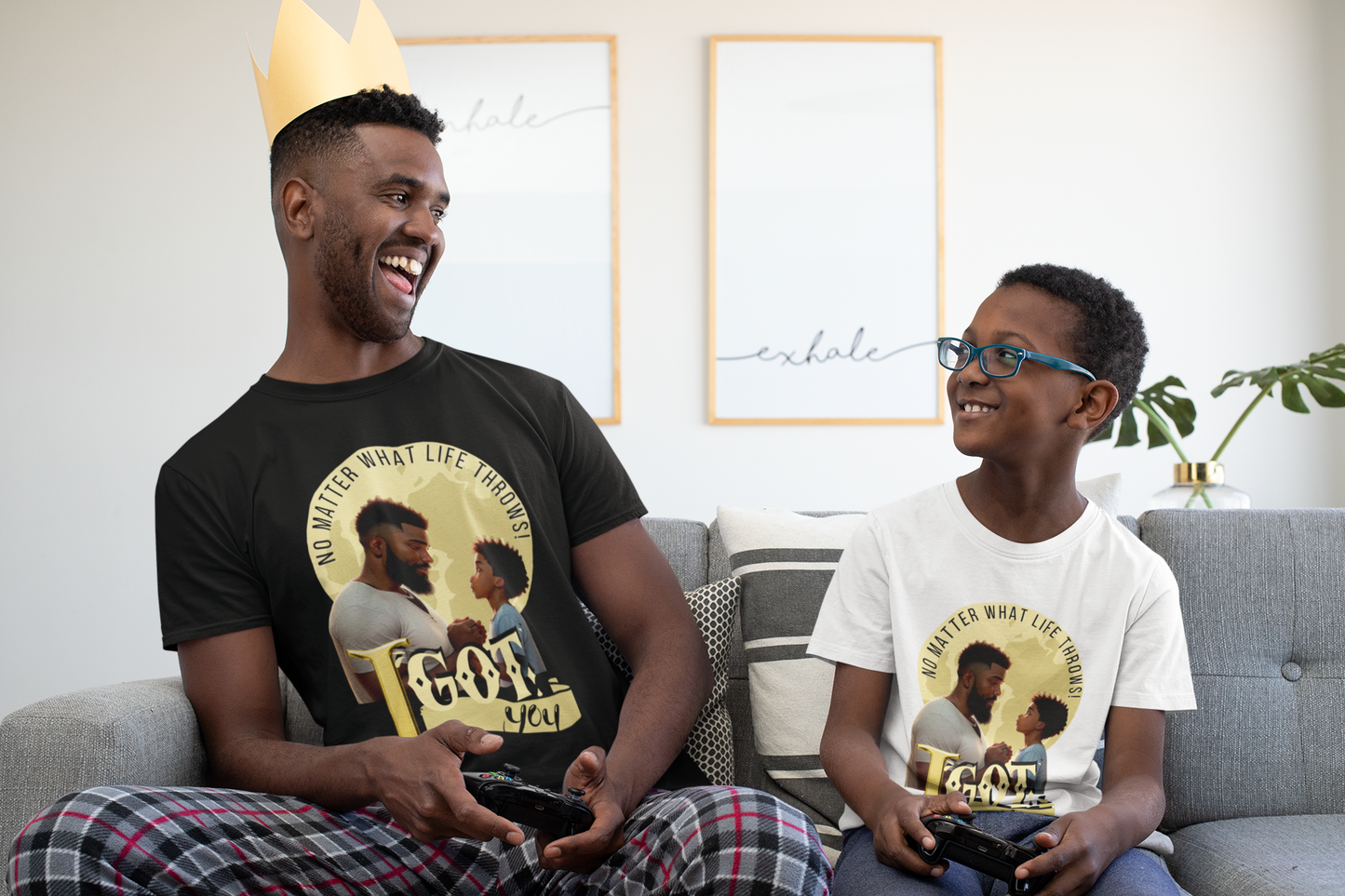 "I Got You: Heartfelt Father-Child Bond T-Shirt"