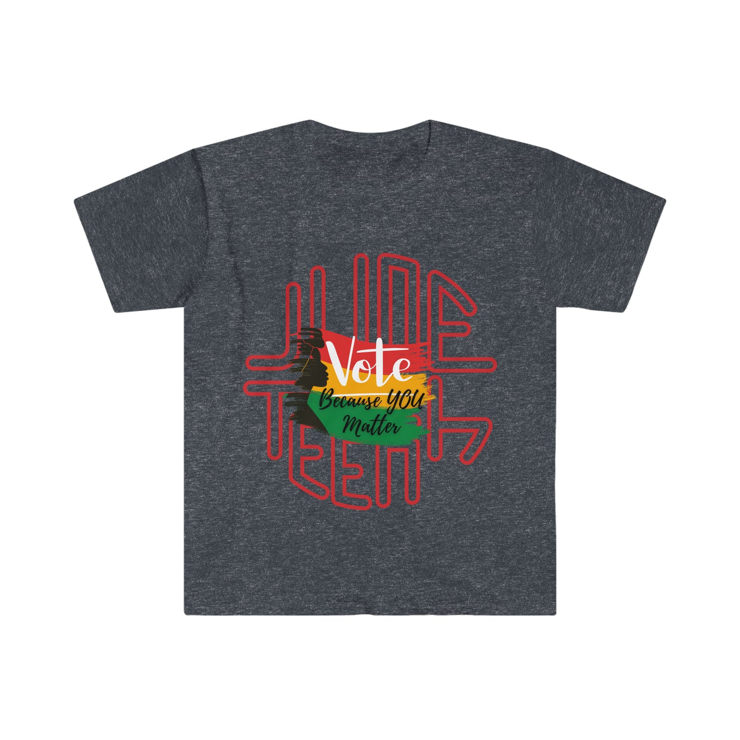 Juneteenth "Vote" Unisex Softstyle T-Shirt
