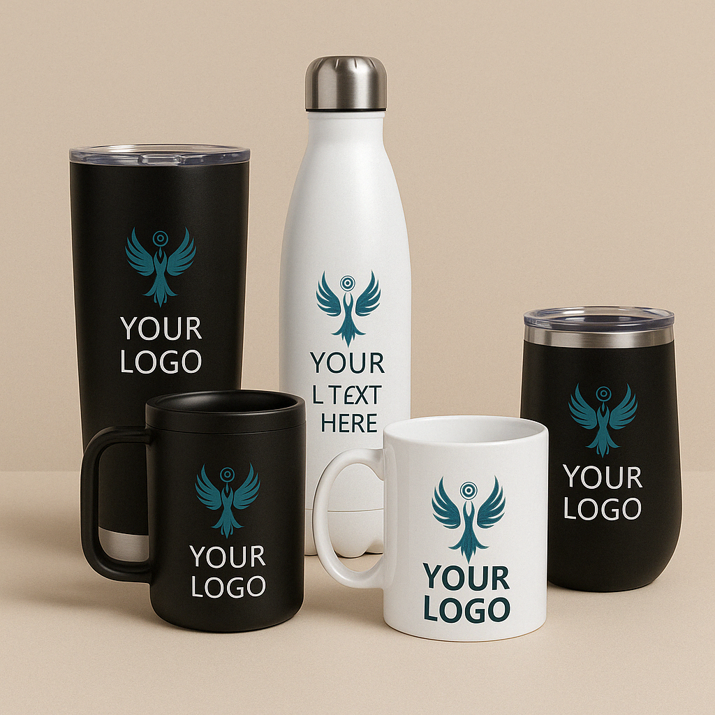 Branded Corporate Drinkware | Custom Tumblers, Mugs, Bottles & More