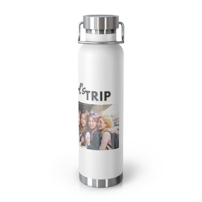 "Girl's Trip" Copper Vacuum Insulated Bottle, 22oz