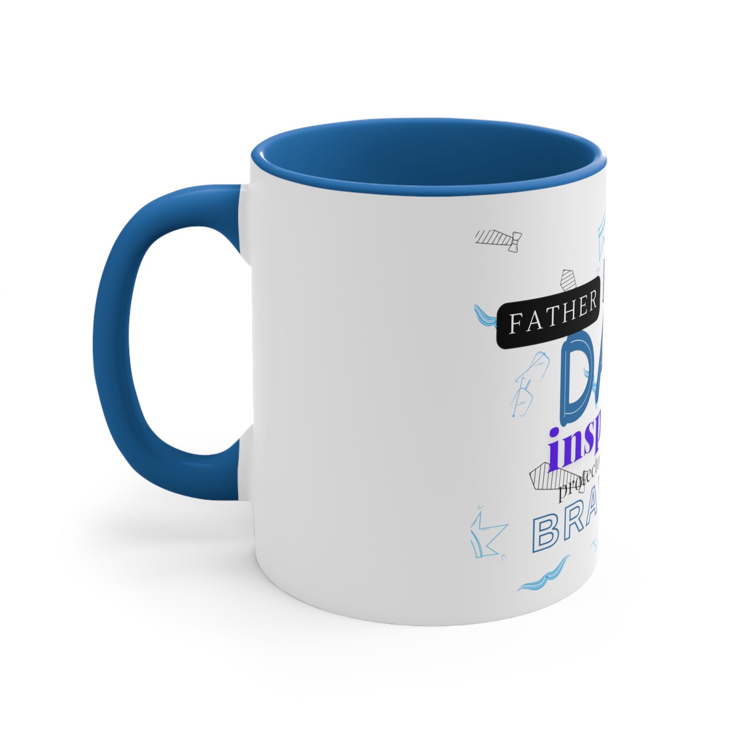 "Best Dad" Accent Coffee Mug, 11oz