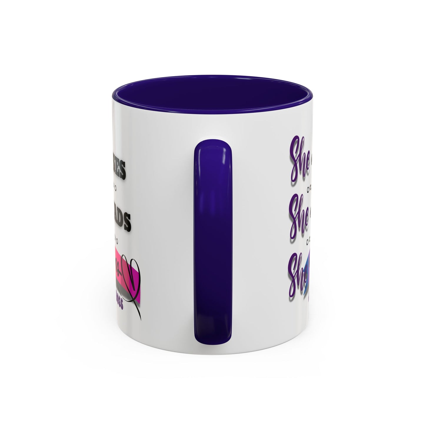 Empowering Lady Boss Mug - Colorful 11oz & 15oz Coffee Cup