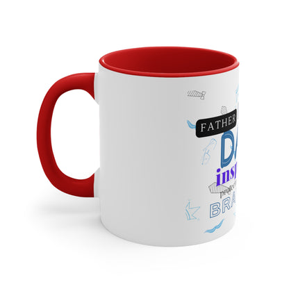 "Best Dad" Accent Coffee Mug, 11oz