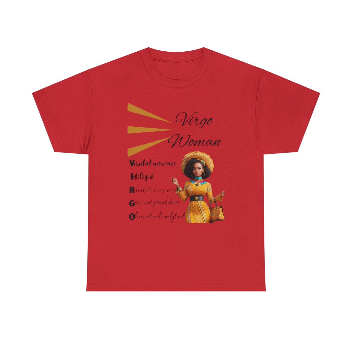 Virgo Woman Heavy Cotton Tee