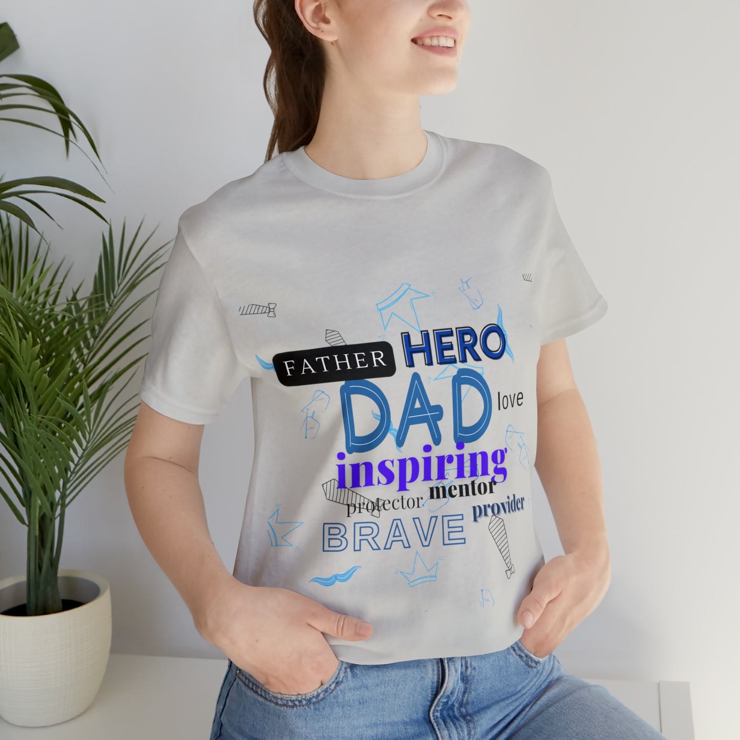 The best dad ever Short Sleeve Tee