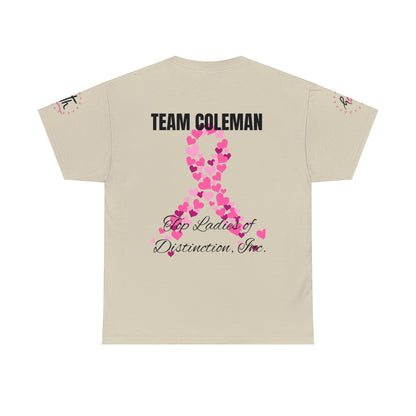 Breast Cancer supporter Unisex Heavy Cotton Tee