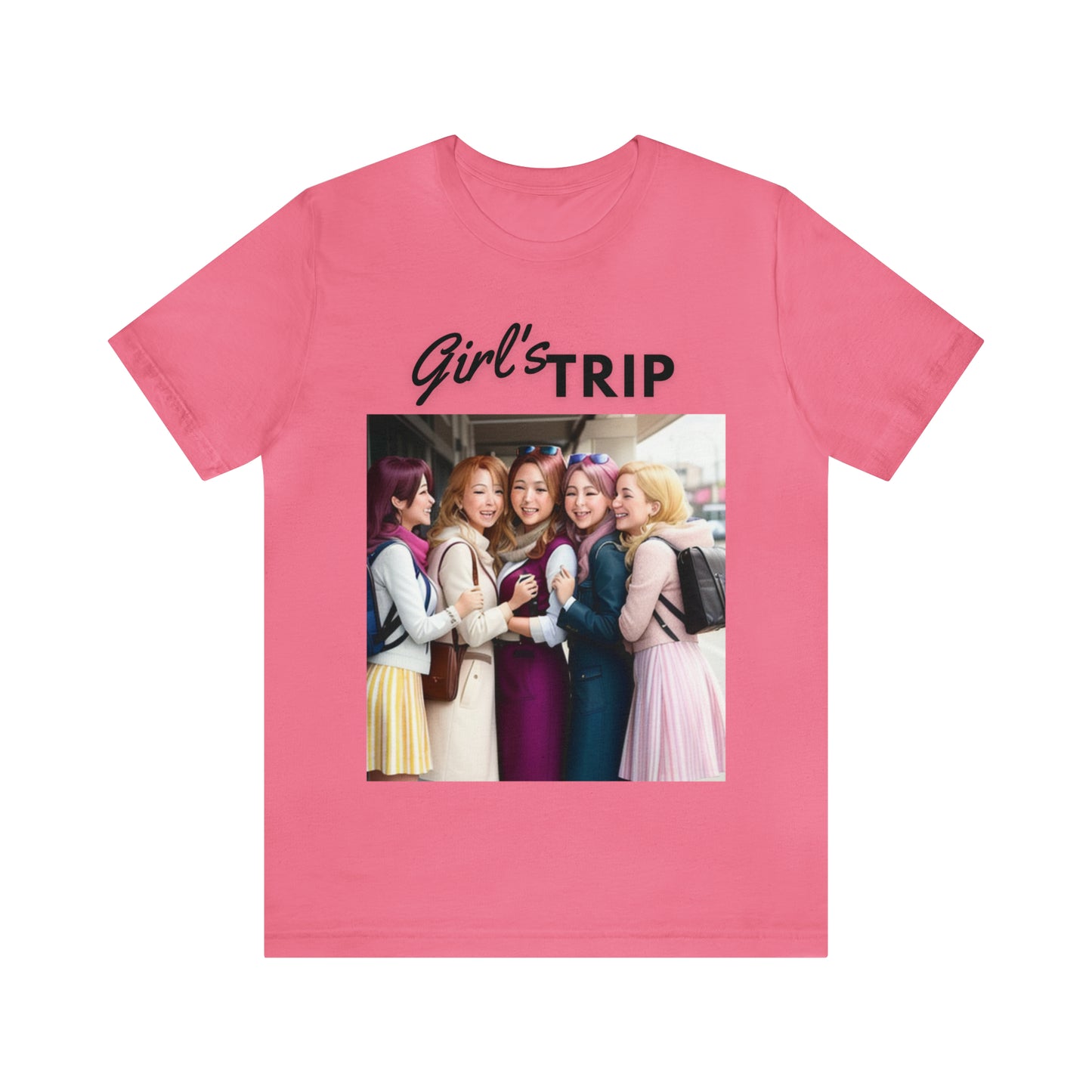 "Girl's Trip" Jersey Short Sleeve Tee