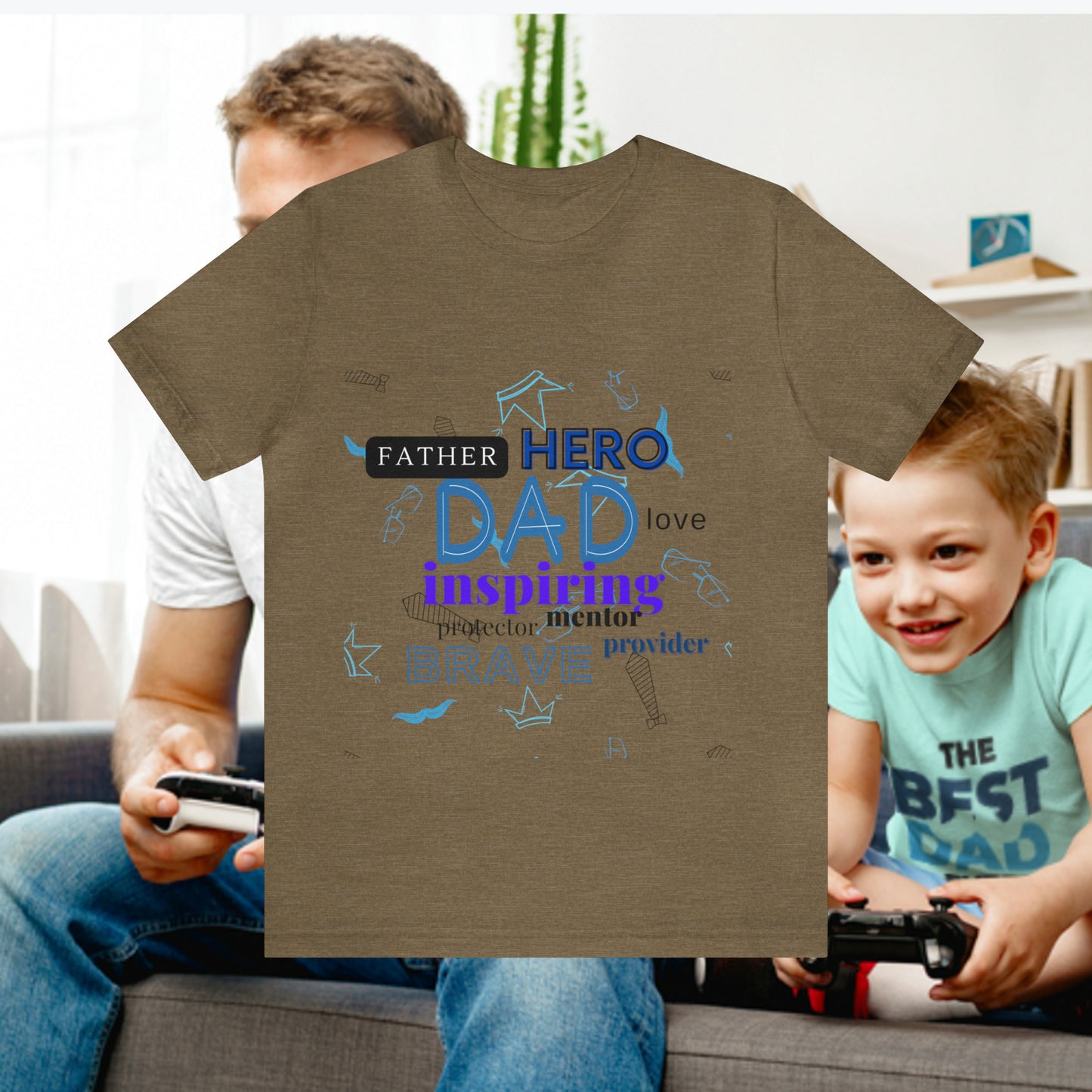 The best dad ever Short Sleeve Tee