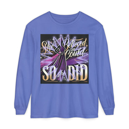 She Believed She Could, So She Did" Sweatshirt – Empowerment & Motivation in Every Stitch