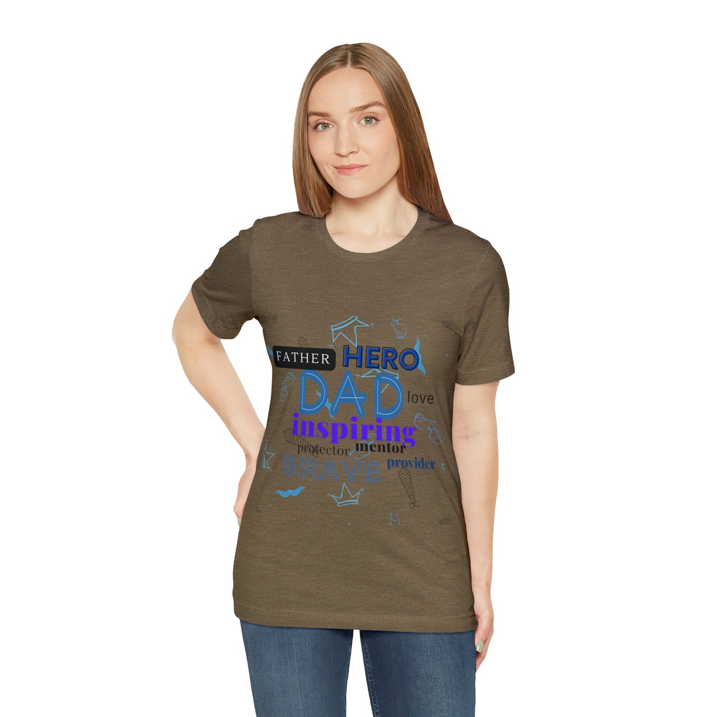 The best dad ever Short Sleeve Tee