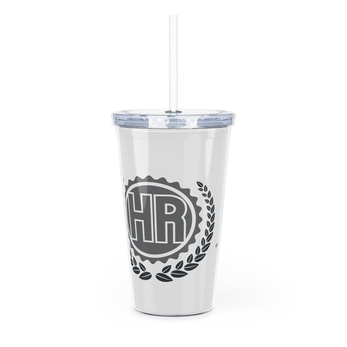 HR: Plastic Tumbler with Straw