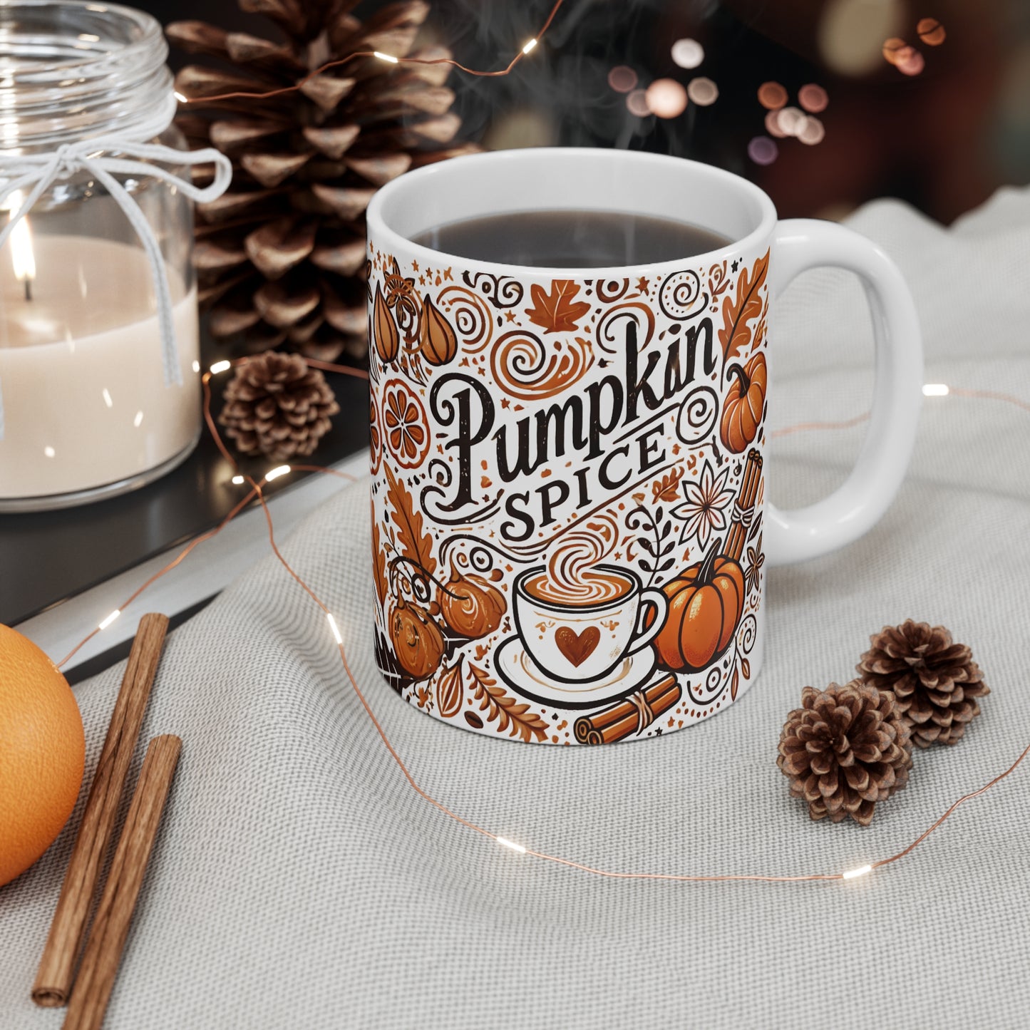 Pumpkin Spice Mug – Perfect Fall Coffee Cup for Autumn Lovers