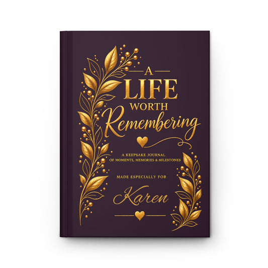 Personalized Keepsake Journal – The Story Is Yours™ | Custom Name Memory Journal