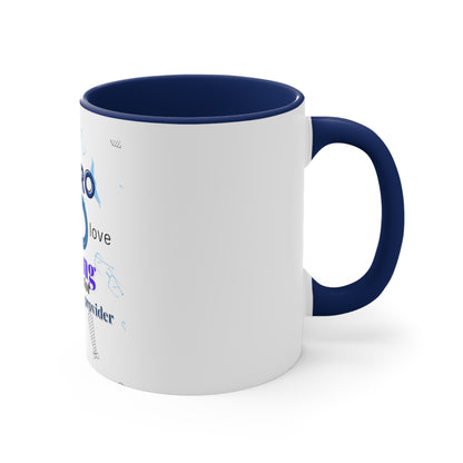 "Best Dad" Accent Coffee Mug, 11oz