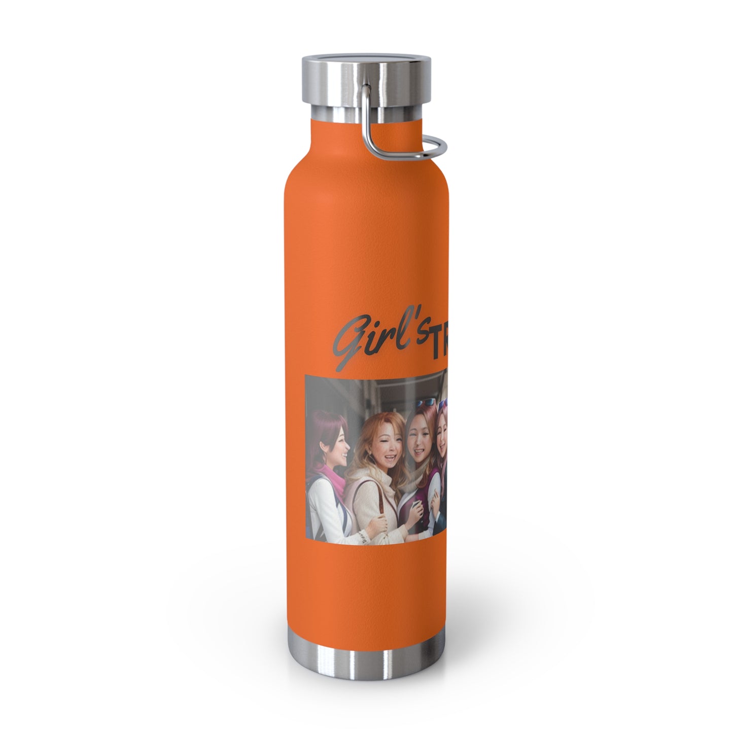 "Girl's Trip" Copper Vacuum Insulated Bottle, 22oz